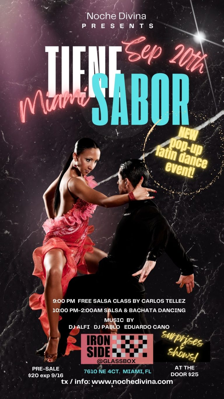 Miami Tiene Sabor Salsa Bachata Social Dancing Dance