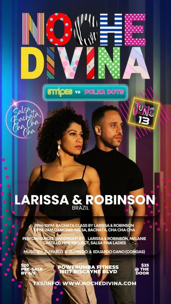 noche divina salsa bachata dance social salseros bachateros dancing dancers latin