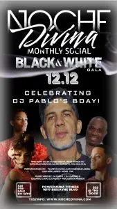 December 2025 Noche Divina monthly social